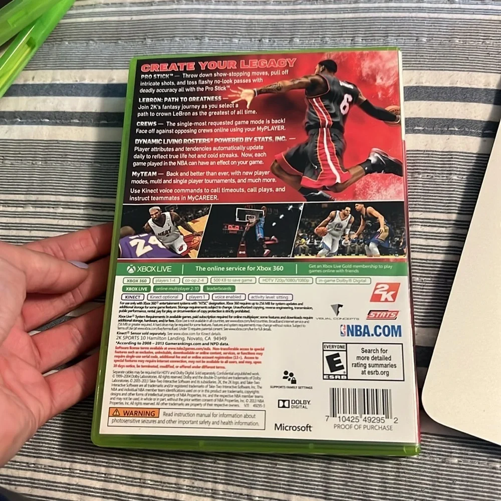 NBA 14 Xbox 360 video game